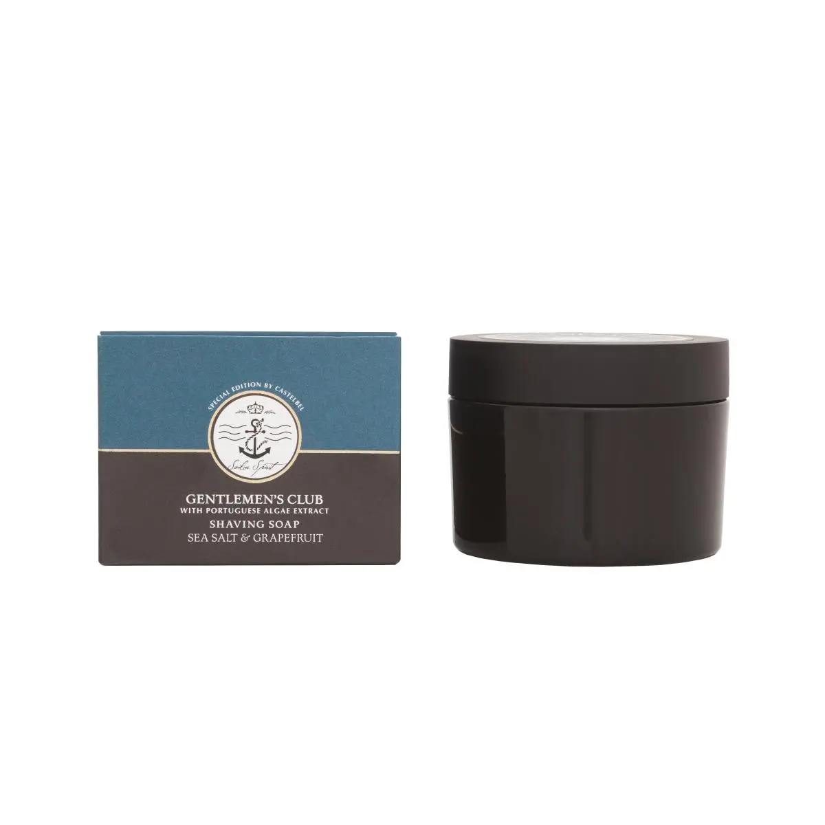 Castelbel Gentlemens Club Sea Salt Shaving Soap 155g - BLUE