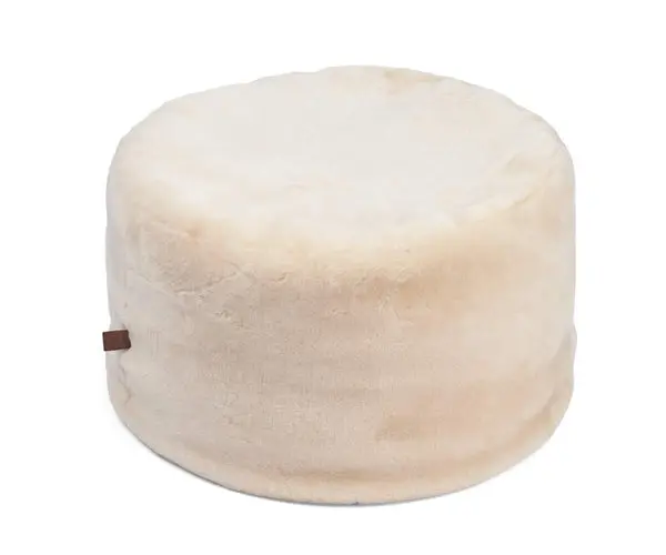 Rund puff | Mokkasin | New Zealand | D55xH46 cm