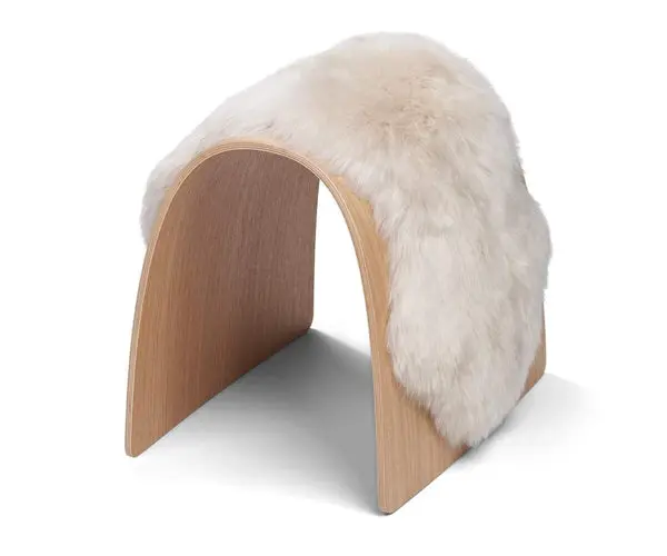 Sheep Stool cover | Langhåret | New Zealand