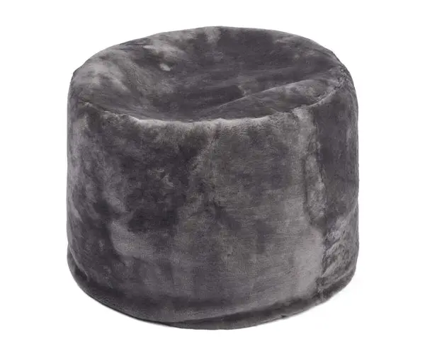 Rund pouf | Mokkasin | New Zealand | D55xH36 cm