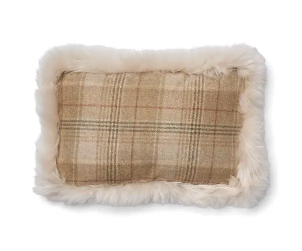Checked Collection | Ullpute | Langhåret | Dobbeltsidig | 34x52 cm