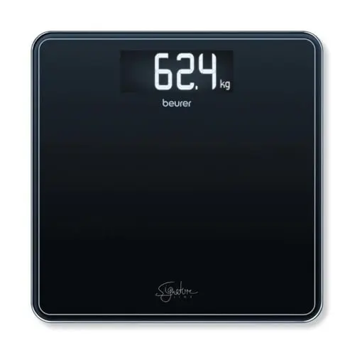 Beurer - GS 400 Bathroom Scale Glass ( Black ) - 5 Year warranty