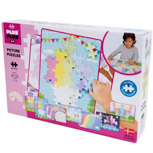 Plus-Plus - BIG Pastel - Picture Puzzle - 60 stykker
