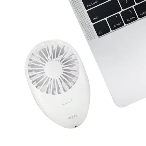 Mikamax - Portable Hand Fan - White