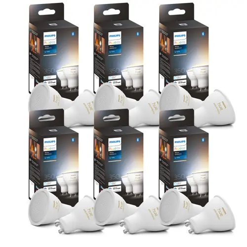 Philips Hue - 6xGU10 Dobbeltpakke - White Ambiance - Bundle