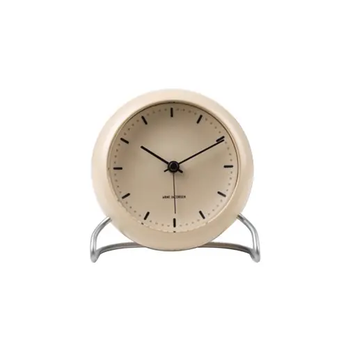 Arne Jacobsen – City Hall Bordklokke – Ø11 cm – Sand