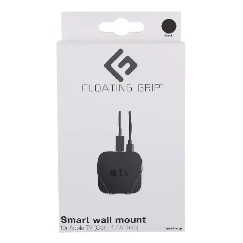 Floating Grip Apple TV Gen. 4 Wall Mount Black
