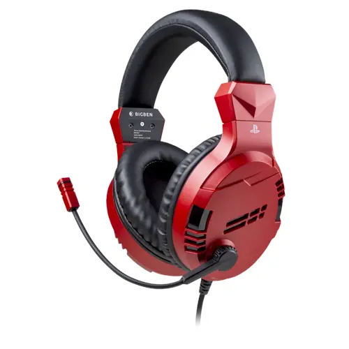 Playstation 4 HW Bigben Stereo Gaming Headset v3 (Red)