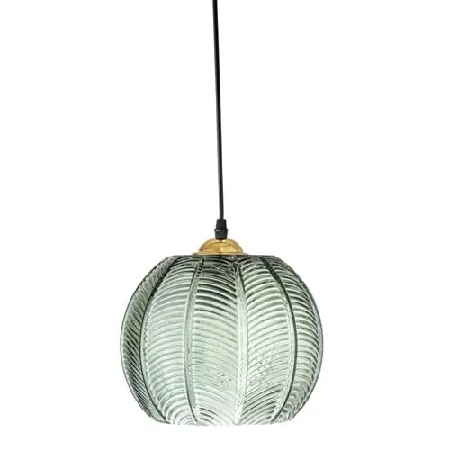 Bloomingville - Adar Glasspendel Ø22 cm - Grønn