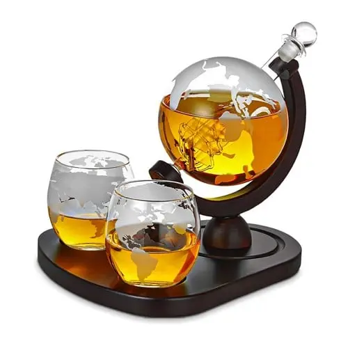 Mikamax - Deluxe Globe Decanter Set