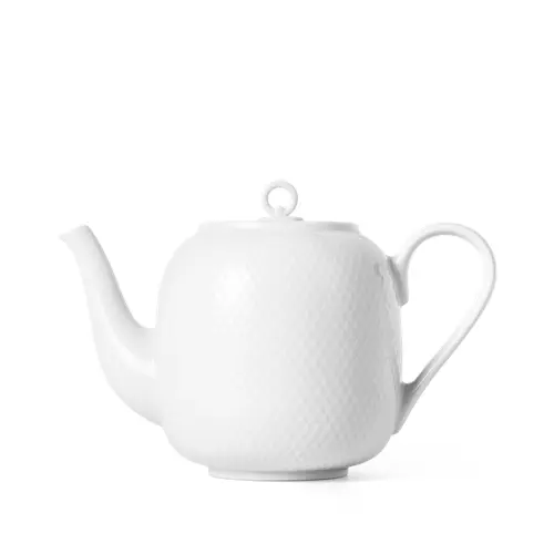 Lyngby Porcelæn - Rhombe Tekanne 1,9 L - Hvit