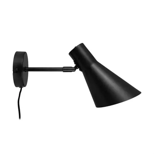 Dyberg-Larsen - DL12 Vegglampe - Sort