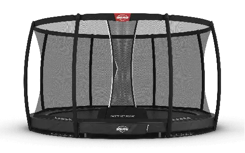 BERG - InGround Champion 380 Trampoline + Deluxe Safety Net - Grey (35.42.91.03)