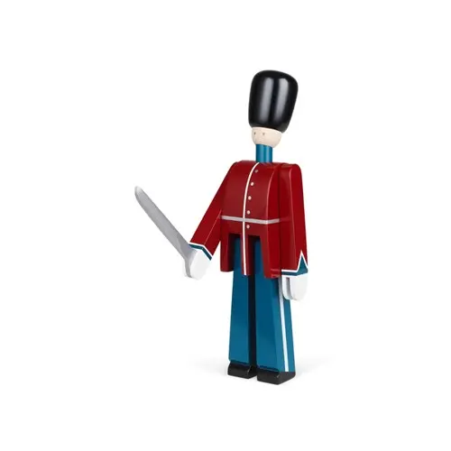 Kay Bojesen - Offiser med Sabel - Small - H22,5 cm - Rød, Blå, Hvit