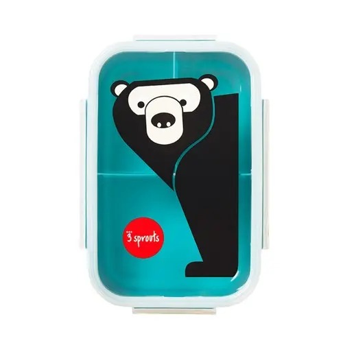 3 Sprouts - Bento Box - Teal Bear