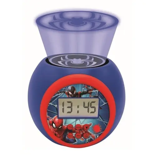 Lexibook - Spider-Man - Projector Alarm Clock (RL977SP)