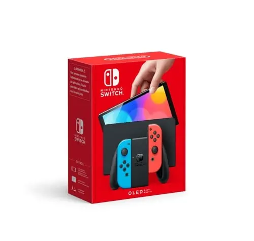 Nintendo Switch OLED Console with Joy-Con Blue and Red