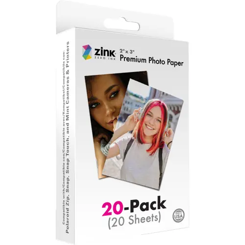 Polaroid - Zink Media 2x3" - 20 Pack