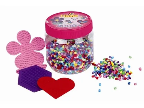 Hama - Beads - 4000 pcs. with 3 assorted pin plates (382051)