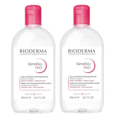 Bioderma - 2 x Sensibio H2O Micellar Solution 500 ml