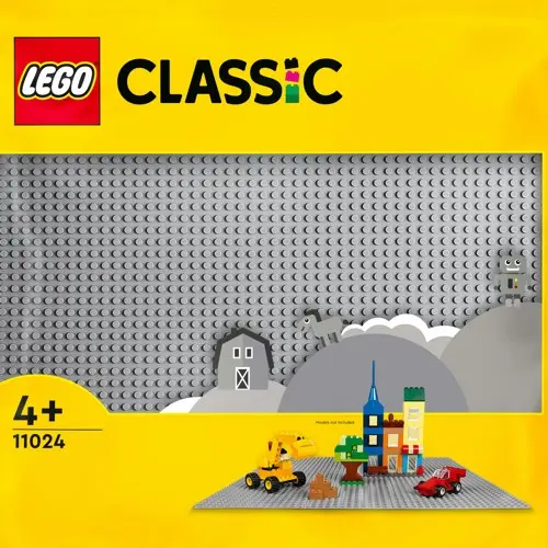 LEGO Classic - Grå basisplate (11024)