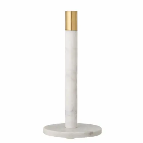Bloomingville - Emira Kjøkkenpapirholder H32 cm - Hvit Marmor