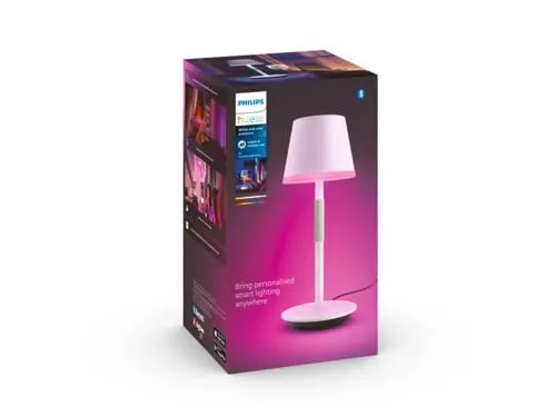 Philips Hue - Belle Bærbar Lampe - Hvit