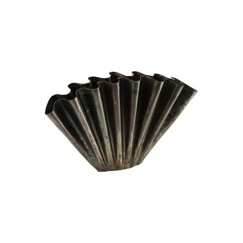 House Doctor - Flood Vase - H30 cm - Antikk Brun