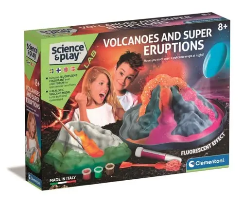Clementoni - Science & Play - Volcano Glow in the Dark (78803)