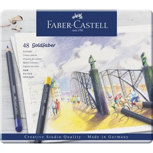 Faber-Castell - Goldfaber Colour pencil tin of 48 (114748)