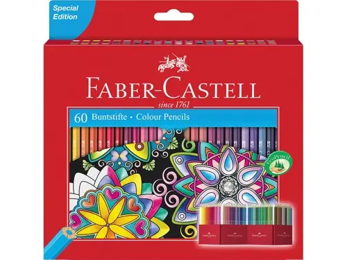 Faber-Castell - Castle box Colour pencil of 60 (111260)