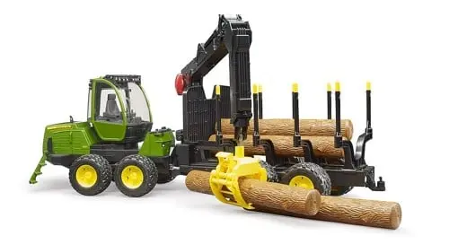 Bruder - John Deere - Forwarder forestry machine (02133)