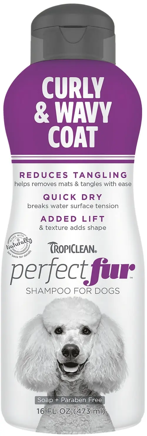 Tropiclean - Perfect Fur Curly & Wavy Coat Shampoo - 473ml