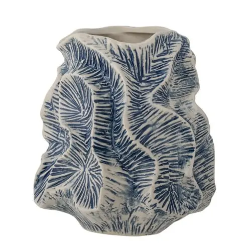 Creative Collection - Guxi Vase H19,5 cm - Blått Stentøy