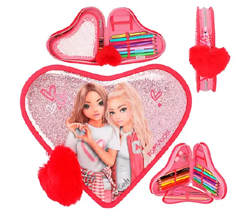 TOPModel - Pencilcase heart shape - ONE LOVE - (0412260)