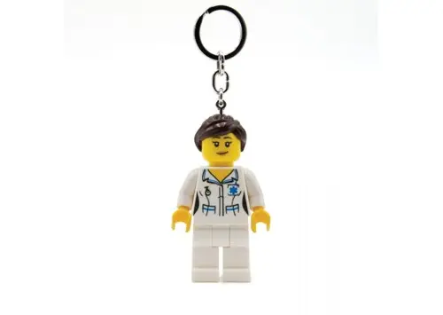 LEGO - Keychain w/LED - Nurse (4006036-LGL-KE186H)