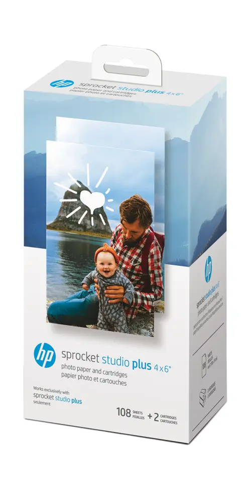 HP - Sprocket Studio Plus Cartridge 108-pack (HPIS4X6C108)