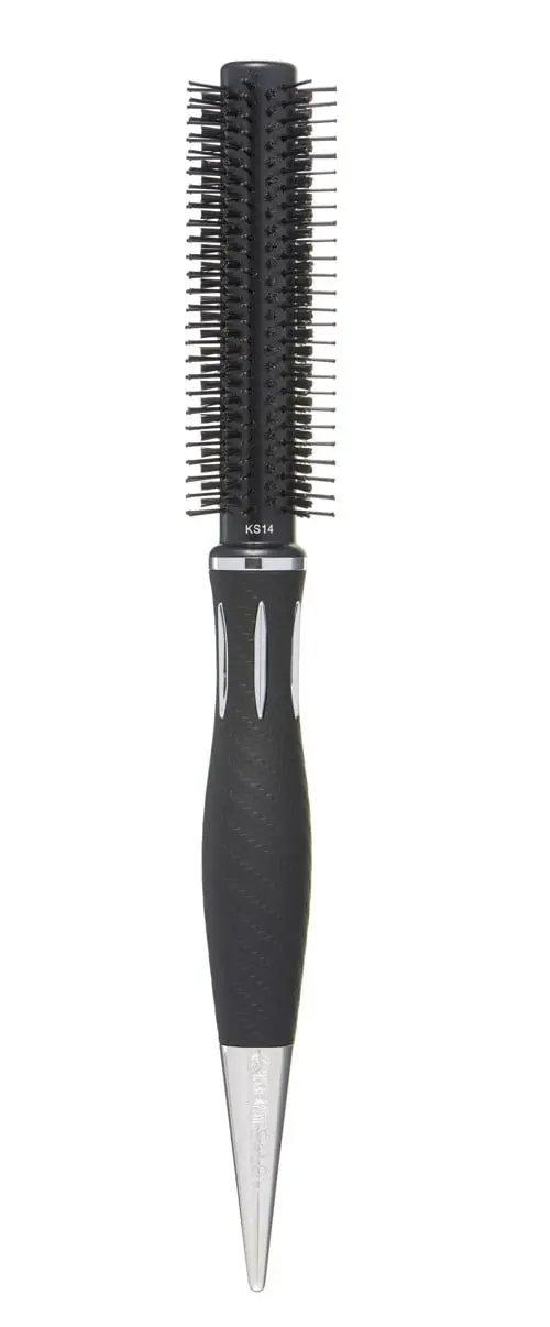 KENT.SALON - Round brush with wild boar bristles - 18mm - KS14
