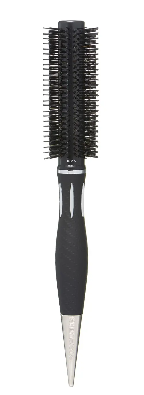 KENT.SALON - Round brush with boar hair - 21 mm - KS15