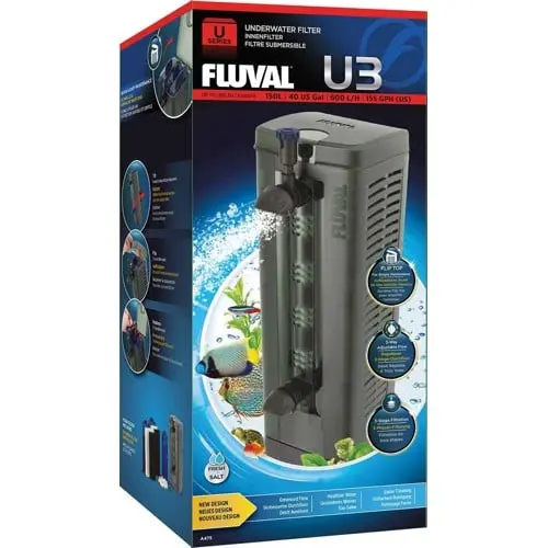 Fluval - Internal Filter U3 600L/H For Aquariums <150L - (126.2475)
