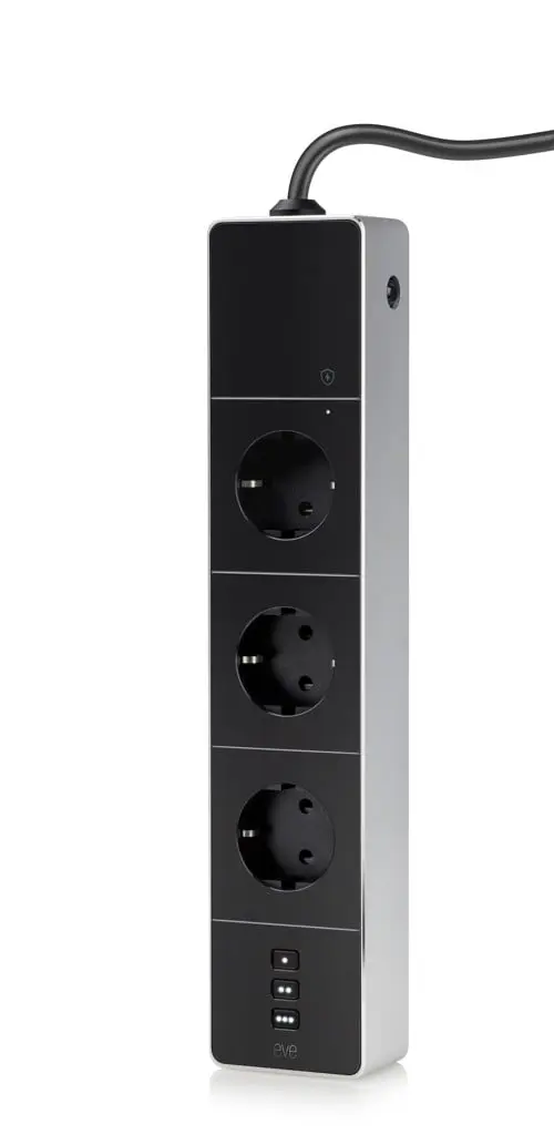 Eve - Energy Strip Smart Triple Outlet & Power Meter with Apple HomeKit technology