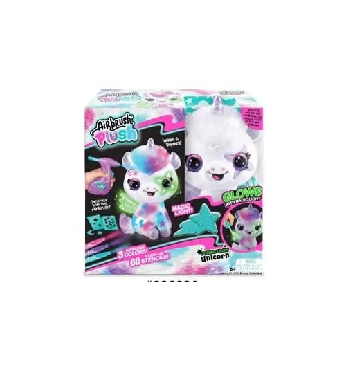 Airbrush Plush - Glow in the Dark Unicorn (1274)