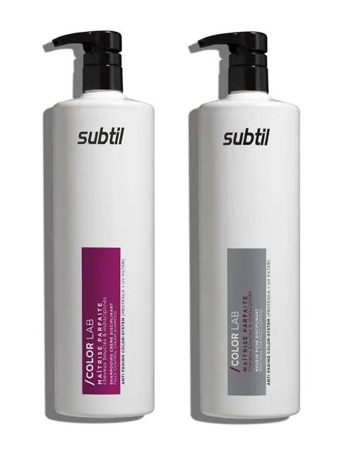 Subtil Color Lab Care - Frizz Cream Shampoo 1000 ml + Subtil Color Lab Care - Frizz Cream Mask/Conditioner 1000 ml