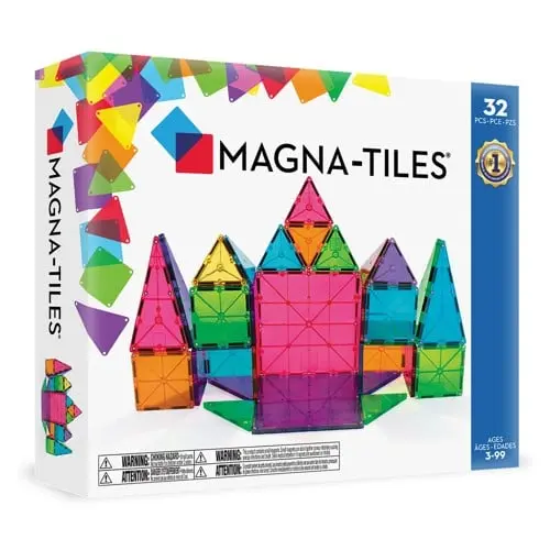 Magna-tiles Transparent, 32 deler
