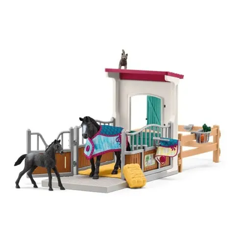 Schleich - Horse Club - Horse Box with Mare and Foal (42611)