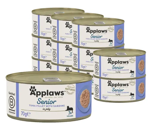 Applaws - Senior - 12 x Wet Cat Food 70 g - Tuna sardines