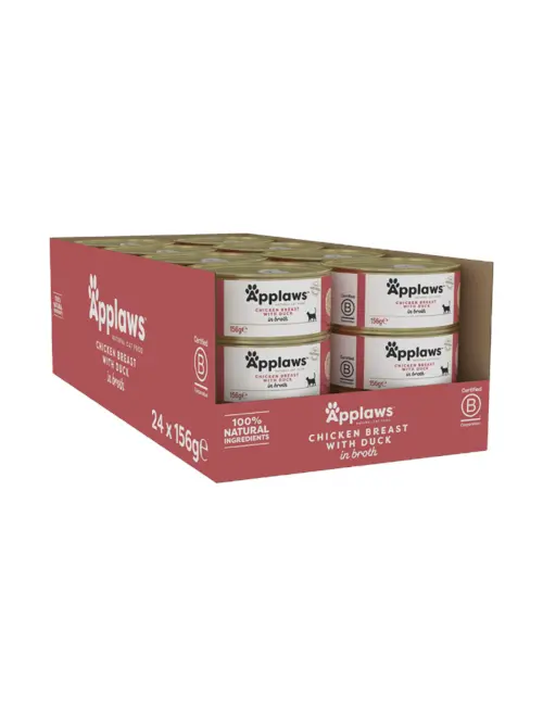 Applaws - 24 x Wet Cat Food 156 g - Chicken & Duck