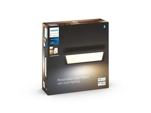Philips Hue – Aurelle Hue panel SQ svart 19W