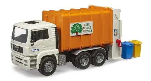 Bruder - MAN TGA Rear loading garbage truck (02772)
