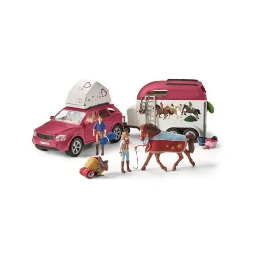 Schleich - Horse Club -Eventyr med bil og hestehenger (42535)